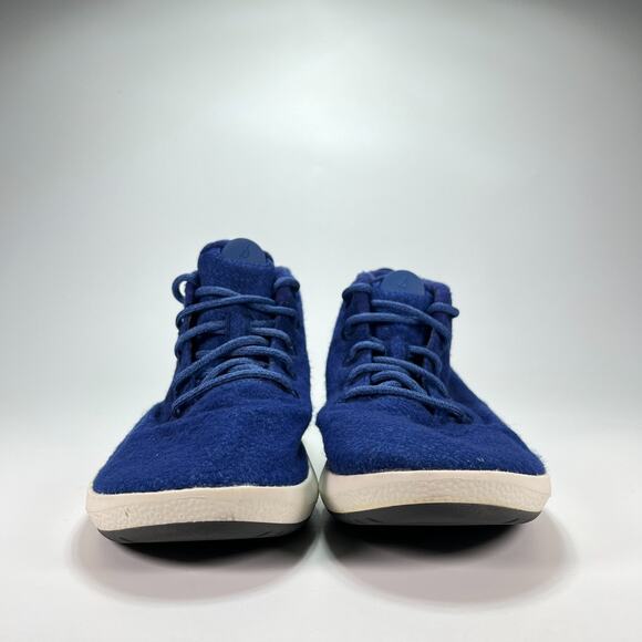 Allbirds Wool Runner Up Mizzle Blue High Top Walking Shoes Sneakers Men's Sz 14 - Picture 2 of 11
